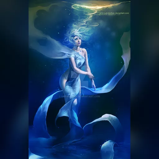 artist:sakimichan medium:artwork medium:drawing plus_artist // 900x1407 // 293.2KB // jpg // image/jpeg // lady_water_by_sakimichan-d2sedaz