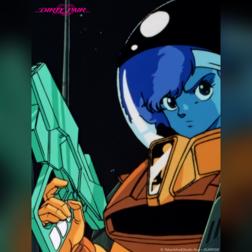 medium:artwork official official_artwork series:dirty_pair tablet wallpaper // 1536x2048 // 1.3MB // webp // image/webp; lossless=true // 1536x2048-1