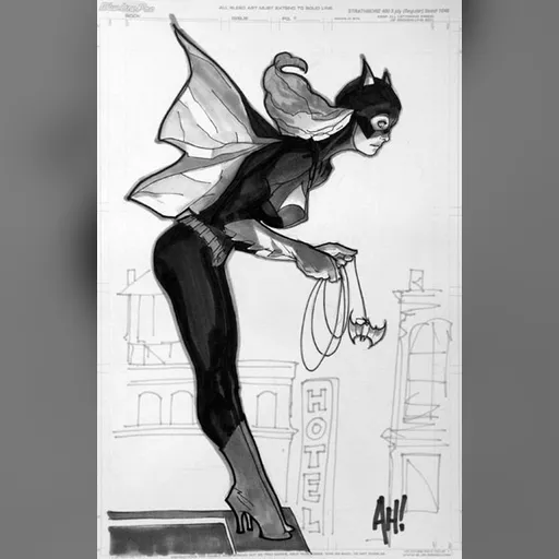 artist:adam_hughes batgirl medium:artwork // 376x576 // 42.2KB // jpg // image/jpeg // BatgirlYahoo