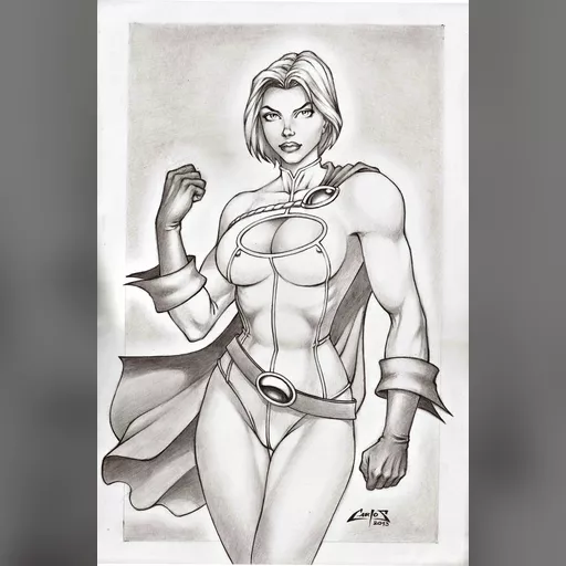 alias:karen_starr alias:power_girl artist:carlos_braga character:kara_zor-l grayscale medium:artwork medium:drawing publisher:dc style:benes // 1024x1561 // 318.6KB // jpg // image/jpeg // power_girl_____by_carlosbragaart80-d68k9en