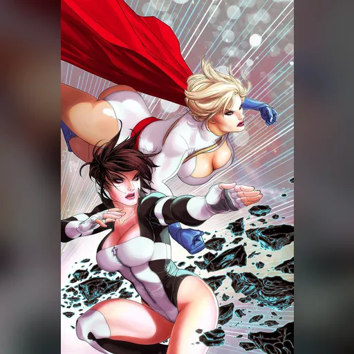 alias:karen_starr alias:power_girl character:kara_zor-l medium:artwork publisher:dc // 1237x1879 // 710.7KB // jpg // image/jpeg // Power_Girl_Vol_2_3_Variant_Textless