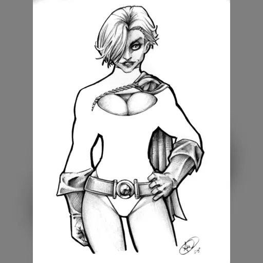 alias:karen_starr alias:power_girl artist:adamwithers character:kara_zor-l medium:artwork publisher:dc // 600x800 // 113.1KB // jpg // image/jpeg // power_girl_con_sketch___08_by_adamwithers