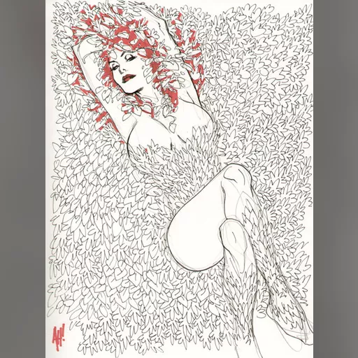 alias:poison_ivy artist:adam_hughes batman character:pamela_isley medium:artwork publisher:dc series:batman // 500x668 // 171.4KB // jpg // image/jpeg // 28623 - Adam_Hughes Batman DC Poison_Ivy