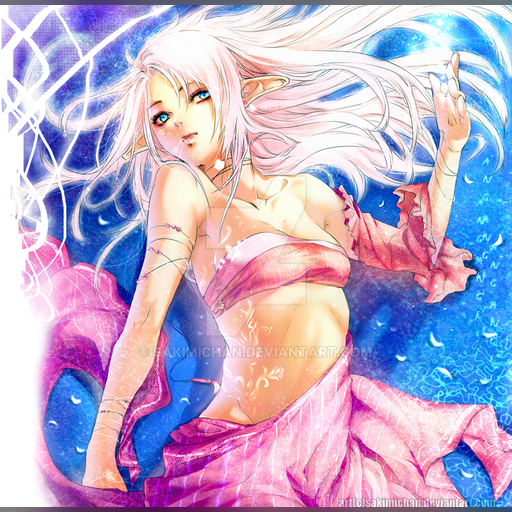 artist:sakimichan medium:artwork medium:drawing plus_artist // 800x784 // 1.0MB // webp // image/webp; lossless=true // _angelic_lady_elf_under_water__by_sakimichan-d17p45r