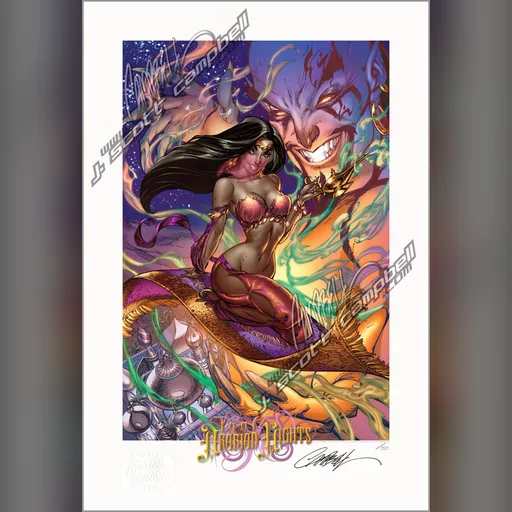 artist:j_scott_campbell medium:artwork // 544x800 // 171.7KB // jpg // image/jpeg // FAIRYTALE_FANTASIES_-_1001_Arabian_Nights