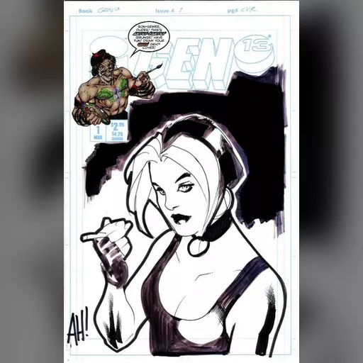 alias:freefall artist:adam_hughes character:roxanne_spaulding medium:artwork series:gen_13 // 492x759 // 46.8KB // jpg // image/jpeg // freefall