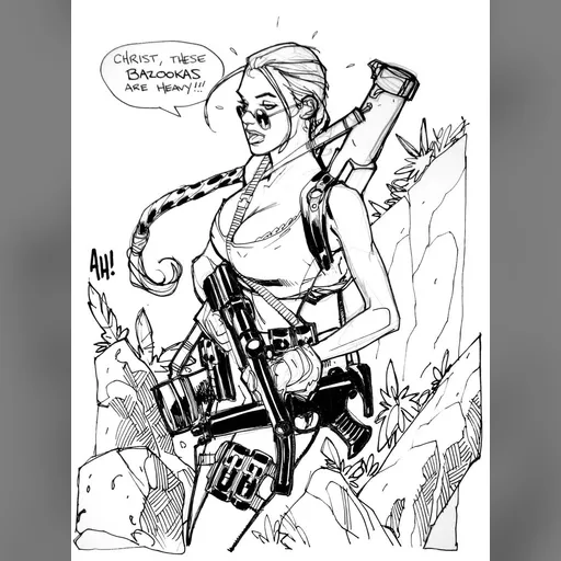 artist:adam_hughes character:lara_croft medium:artwork series:tomb_raider // 800x1072 // 246.1KB // jpg // image/jpeg // AdamHughes_LauraCroft