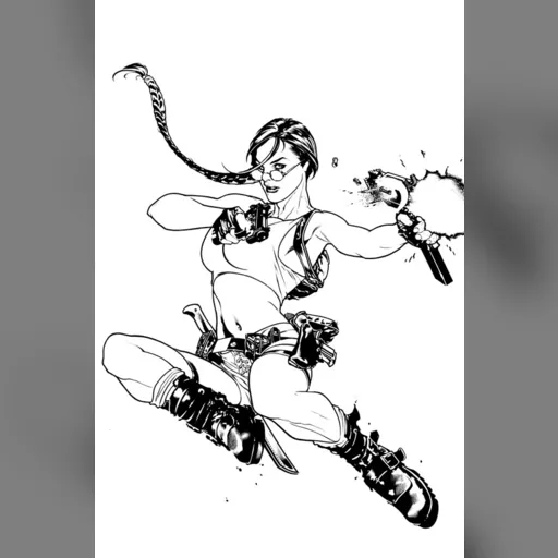 artist:adam_hughes character:lara_croft medium:artwork series:tomb_raider // 576x869 // 78.5KB // jpg // image/jpeg // Lara42