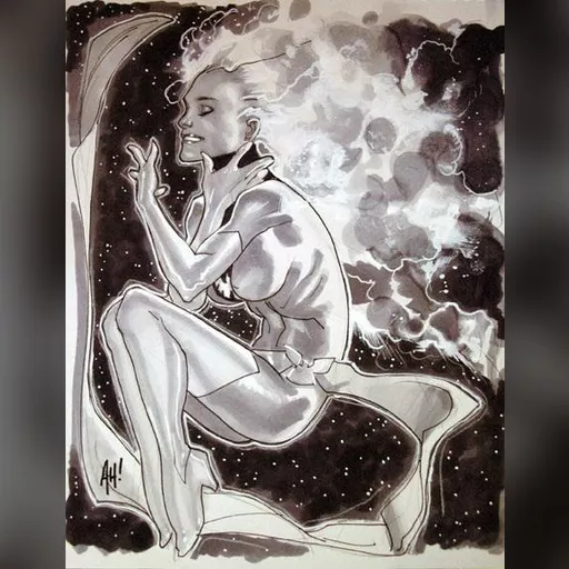 alias:marvel_girl artist:adam_hughes character:jean_grey medium:artwork publisher:marvel series:x-men // 446x578 // 60.5KB // jpg // image/jpeg // phoenix_ah_sketch02_london_expo_2006