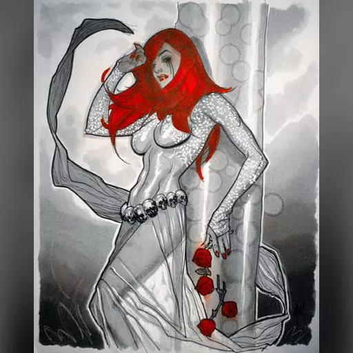 artist:adam_hughes medium:artwork // 453x560 // 71.4KB // jpg // image/jpeg // dawn_ah_sketch_london_expo_2006