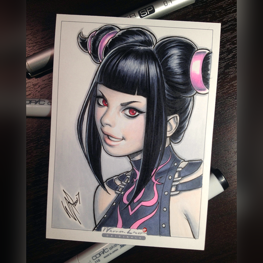 artist:warren_louw character:juri_han downloaded:deviantart medium:artwork publisher:capcom series:street_fighter // 700x875 // 738.6KB // webp // image/webp; lossless=true // lil_juri_by_warrenlouw-dawtpil