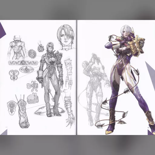 character:isabella_valentine medium:artwork official_artwork publisher:namco series:soul_calibur soul_calibur_5 // 1500x1113 // 1.3MB // jpg // image/jpeg // Ivy_SC5_Artbook