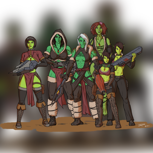 medium:artwork official official_artwork series:hedon // 2320x1686 // 1.3MB // webp // image/webp; lossless=true // Hedon_IronDivisionOrcs_by_JessyRuiz