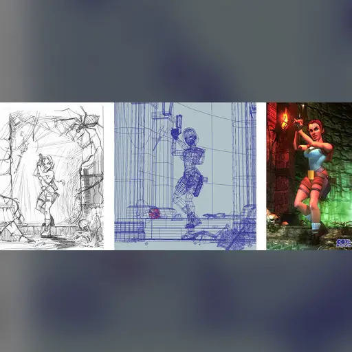 medium:artwork official series:tomb_raider tomb_raider_1996 // 2217x929 // 915.3KB // jpg // image/jpeg // tr1-concept075E886FBC-A97C-E81B-6B0B-245E09EF55BA