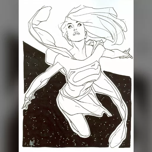 alias:supergirl artist:adam_hughes character:kara_zor-el medium:artwork publisher:dc series:superman // 755x1000 // 118.7KB // jpg // image/jpeg // ah-supergirl