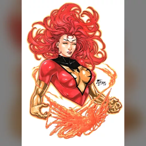 alias:marvel_girl artist:fred_benes character:jean_grey medium:artwork medium:drawing publisher:marvel series:x-men style:benes // 563x800 // 351.8KB // jpg // image/jpeg // 9dmkSNts_2105181715061gpadd