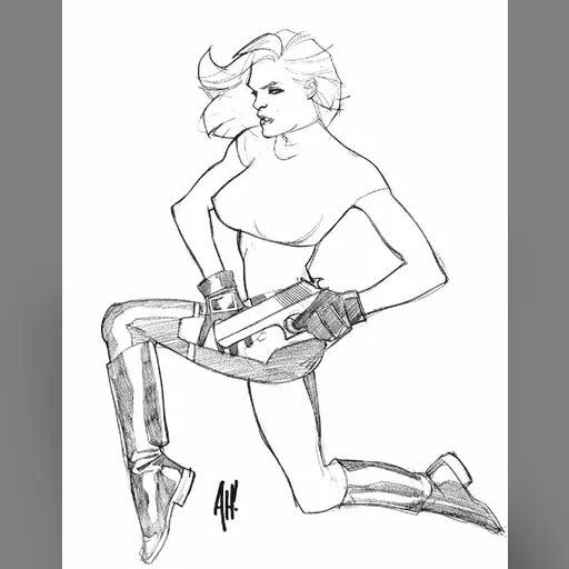 artist:adam_hughes character:abbey_chase medium:artwork series:danger_girl // 470x600 // 38.1KB // jpg // image/jpeg // hughes2